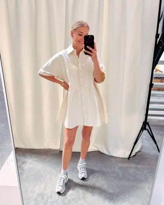 POPPY DRESS - CREAM - By Lenz