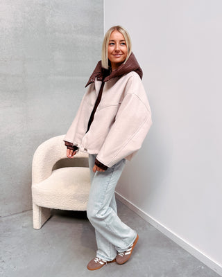 ADELE JACKET - CREAM - By Lenz