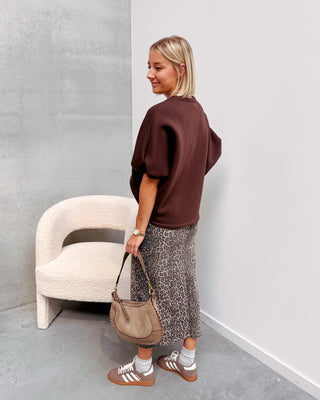 FELINE LEOPARD MAXI SKIRT - By Lenz