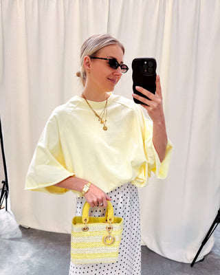 MILO OVERSIZED TEE - YELLOW - By Lenz