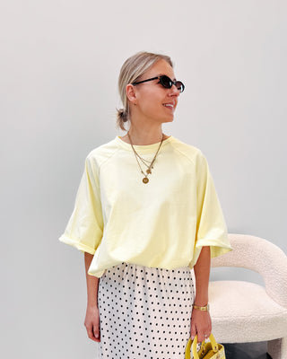 MILO OVERSIZED TEE - YELLOW - By Lenz