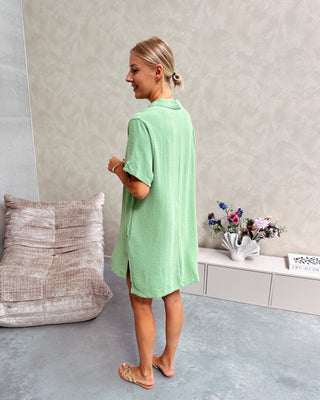 THE EFFORTLESS DRESS - GREEN