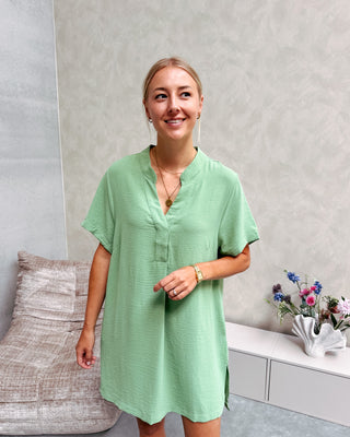 THE EFFORTLESS DRESS - GREEN