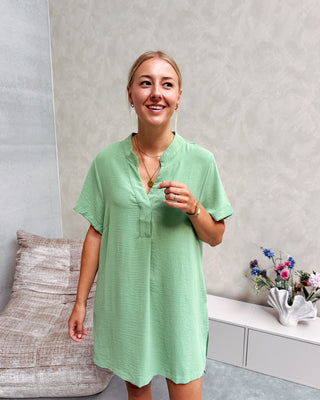 THE EFFORTLESS DRESS - GREEN