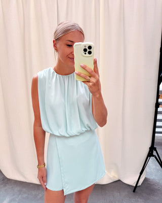 TIFFANY PASTEL MINT SKORT DRESS