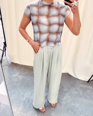 JENTE PASTEL MESH TOP - By Lenz
