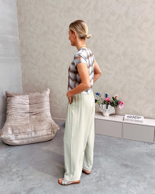 PISTACHIO COMFY PANT - By Lenz