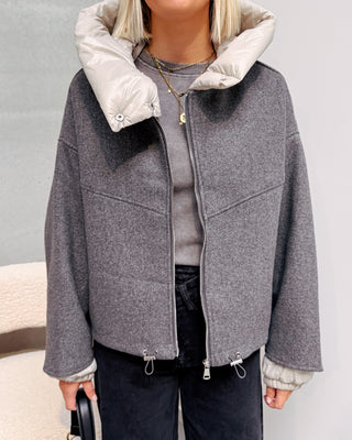 ADELE JACKET - GREY - By Lenz