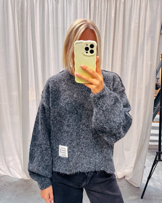 PERFECT OUTFIT KNIT - DARK GREY - By Lenz