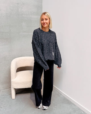 PERFECT OUTFIT KNIT - DARK GREY - By Lenz