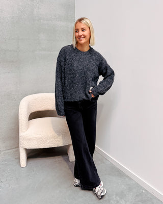 PERFECT OUTFIT KNIT - DARK GREY - By Lenz