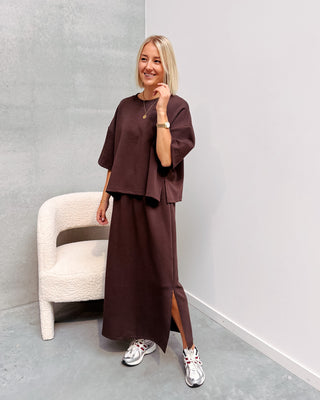 VIGO COMFY TEE - BROWN - By Lenz