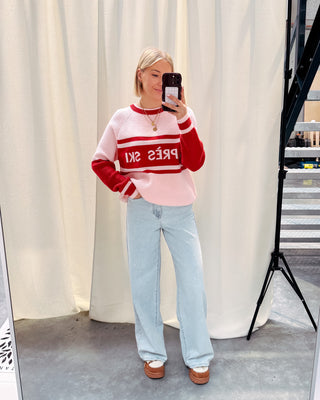 PINK SLOPES KNIT