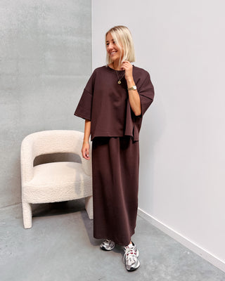 VIGO COMFY TEE - BROWN - By Lenz