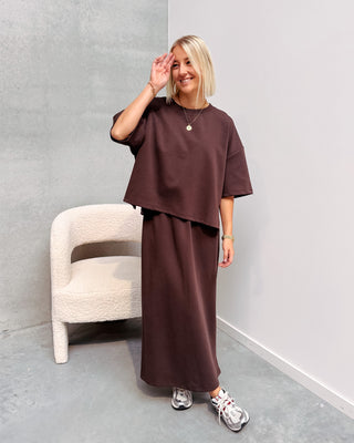 VIGO COMFY TEE - BROWN - By Lenz