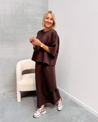 VIGO COMFY TEE - BROWN - By Lenz