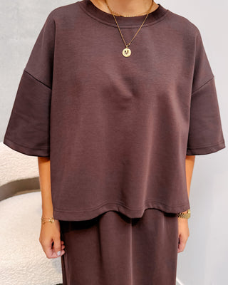 VIGO COMFY TEE - BROWN - By Lenz