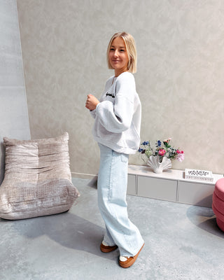 APRÈS-SKI SWEATER - GREY/BLACK