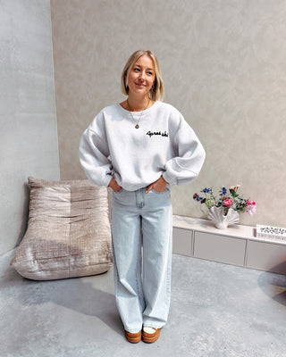 APRÈS-SKI SWEATER - GREY/BLACK