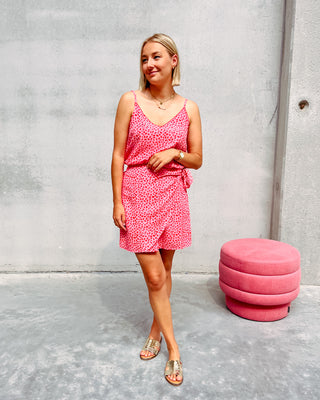 ROSIE SKIRT - PINK/RED - By Lenz