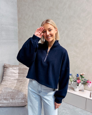 JACOTTE SWEATER - DARK BLUE