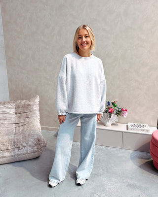 MOMMY SWEATER - GREY/MULTICOLOR - By Lenz