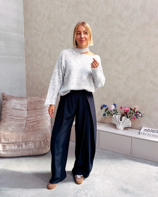 MANHATTAN PANTS - MARINE
