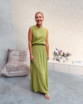 VIOLETTE IN OLIVE SUMMER SET