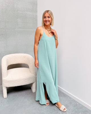 SUZANNE MINT STRAP DRESS - By Lenz