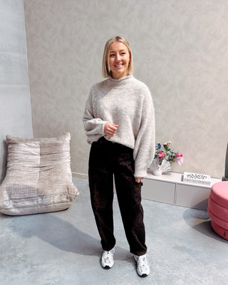 TAUPE SHIMMER KNIT - By Lenz