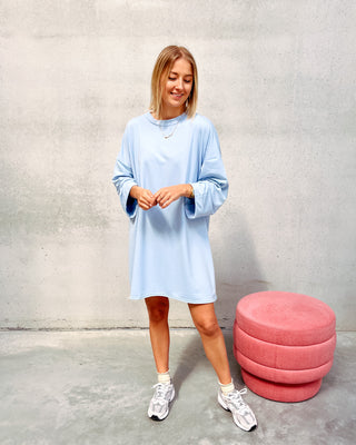 SAAR SHIRT DRESS - BLUE - By Lenz