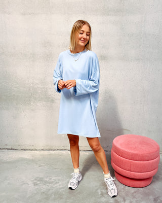 SAAR SHIRT DRESS - BLUE - By Lenz