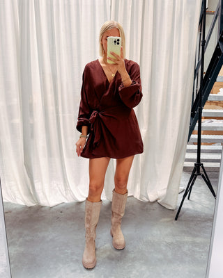 RUBY PLAYSUIT - BROWN - By Lenz