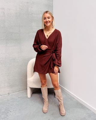 RUBY PLAYSUIT - BROWN - By Lenz