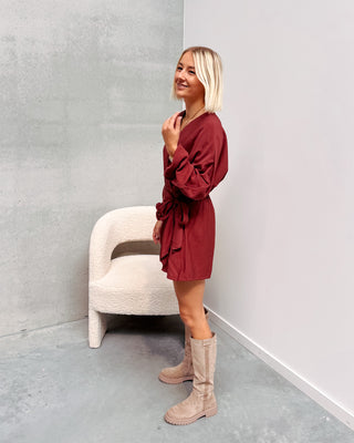 RUBY PLAYSUIT - RUST RED - By Lenz