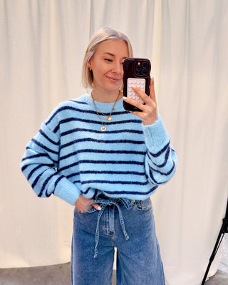 BLUE HARMONY KNIT - By Lenz