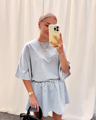 SASCHA SWEAT TEE - GREY