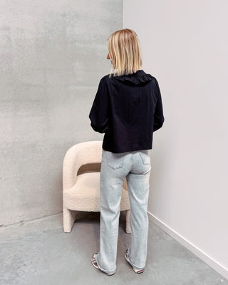 MATHILDA BLOUSE - BLACK - By Lenz