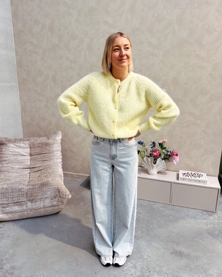 BRIGITTE CARDIGAN - YELLOW - By Lenz