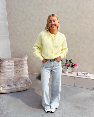 BRIGITTE CARDIGAN - YELLOW - By Lenz