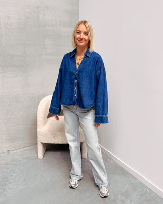 QUINN DENIM SHIRT - By Lenz