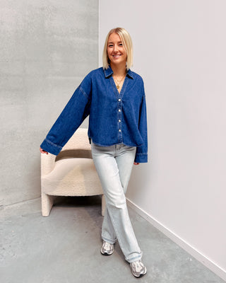 QUINN DENIM SHIRT - By Lenz