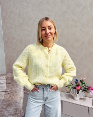 BRIGITTE CARDIGAN - YELLOW - By Lenz