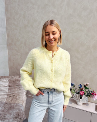 BRIGITTE CARDIGAN - YELLOW - By Lenz