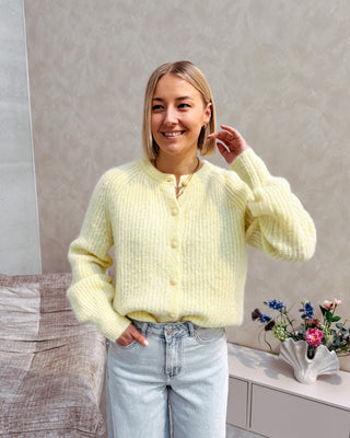 BRIGITTE CARDIGAN - YELLOW - By Lenz