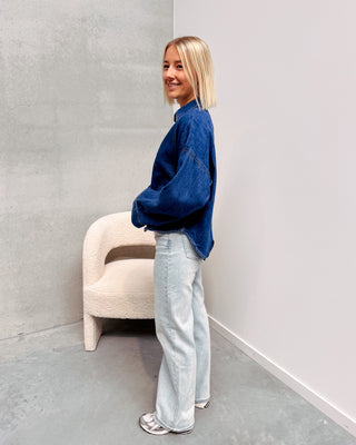 QUINN DENIM SHIRT - By Lenz