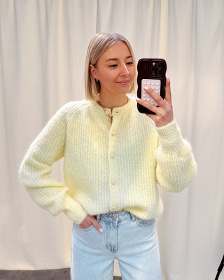 BRIGITTE CARDIGAN - YELLOW - By Lenz