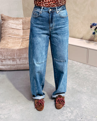 DENIM DARLING BALLOON FIT - DARK BLUE - By Lenz