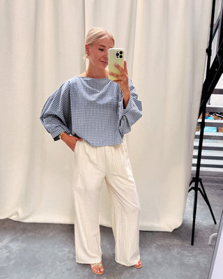 AIRY TROUSERS - BEIGE