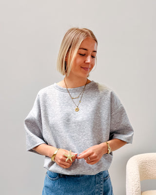 PIEN PUFFY TEE - GREY - By Lenz